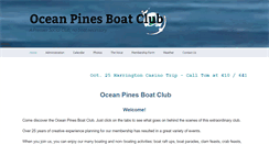 Desktop Screenshot of oceanpinesboatclub.org