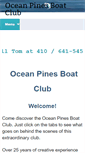 Mobile Screenshot of oceanpinesboatclub.org