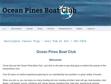Tablet Screenshot of oceanpinesboatclub.org
